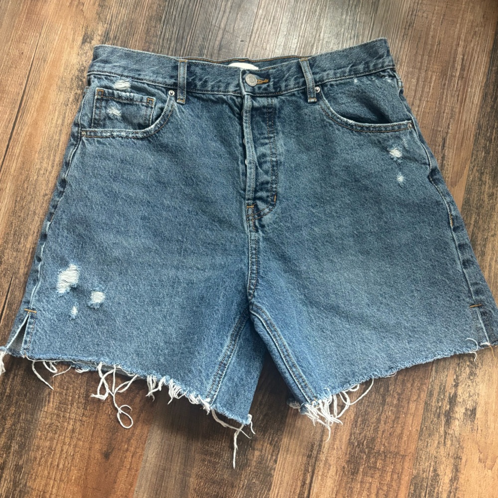 Pacsun high rise relaxed denim shorts
